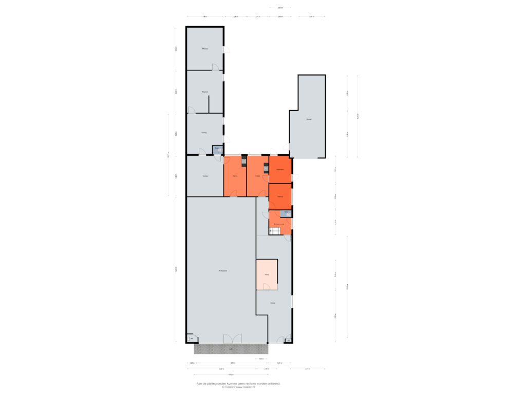 View floorplan of Begane grond of Dorpsstraat 23