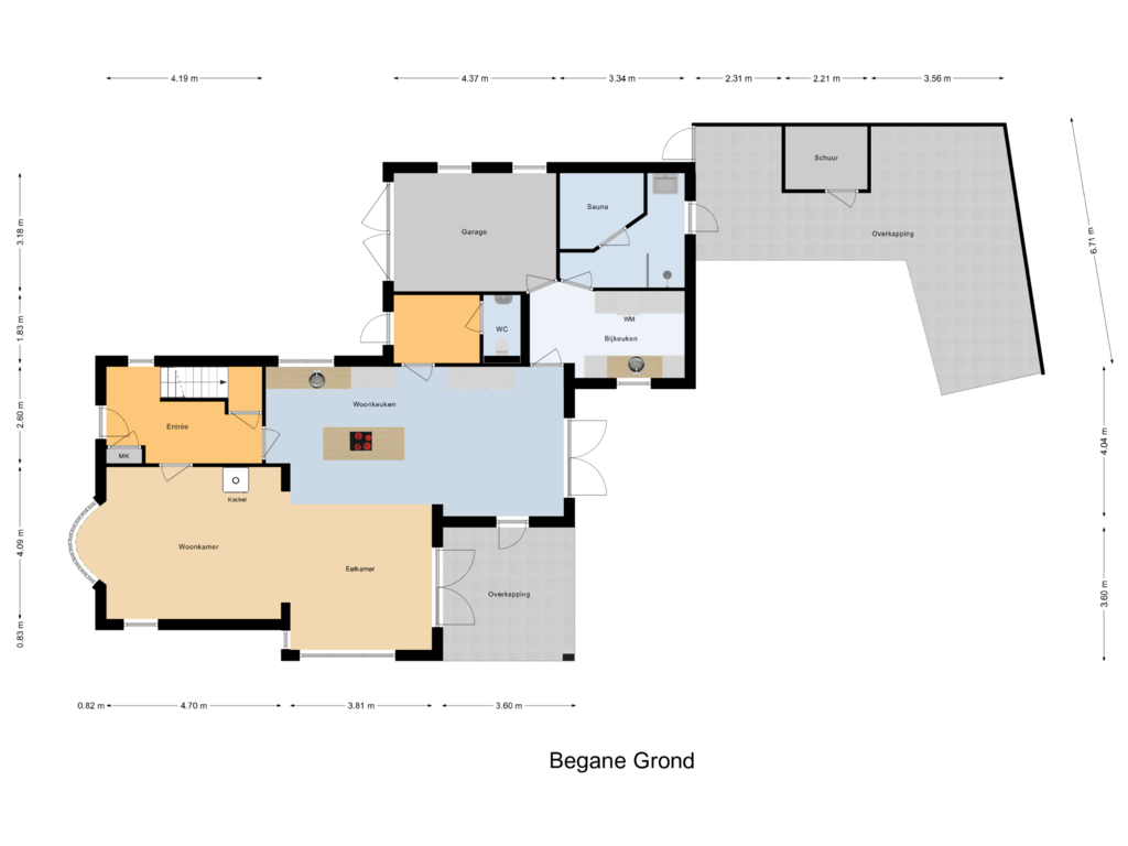 View floorplan of Begane Grond of Ploeg 54