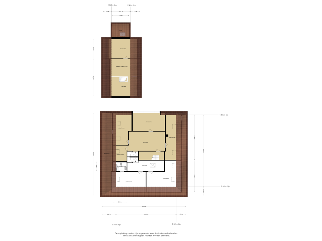 Bekijk plattegrond van Eerste Verdieping van Oostwouder Dorpsstraat 16