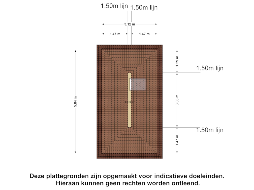 Bekijk plattegrond van Zolder van Oostwouder Dorpsstraat 16