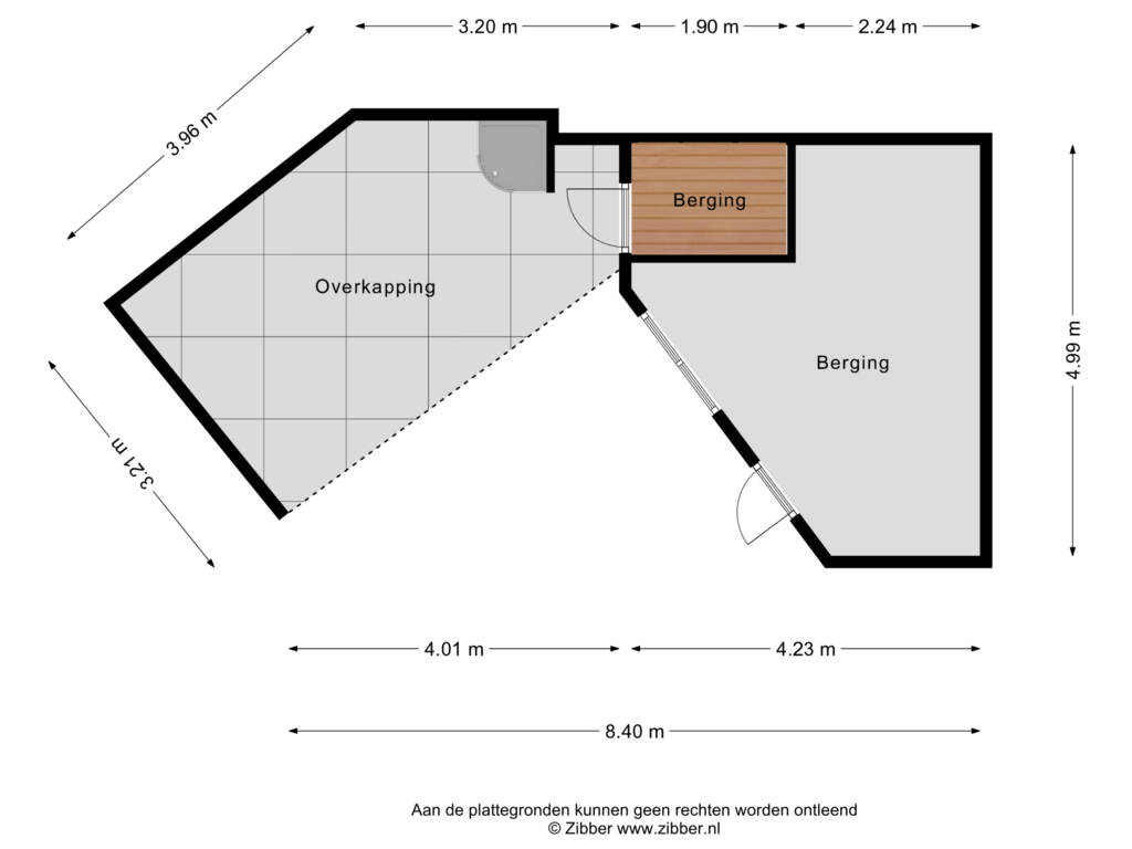 View floorplan of Berging of Vogezenlaan 8