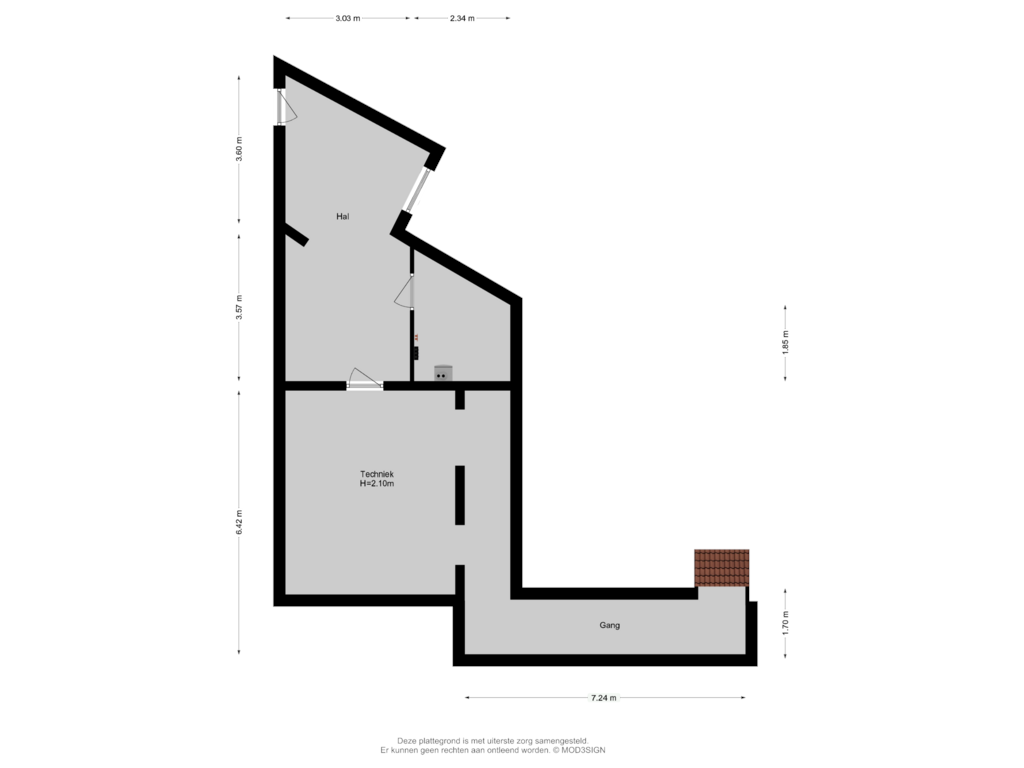 Bekijk plattegrond van Zwembad Techniek van Westerduinweg 28