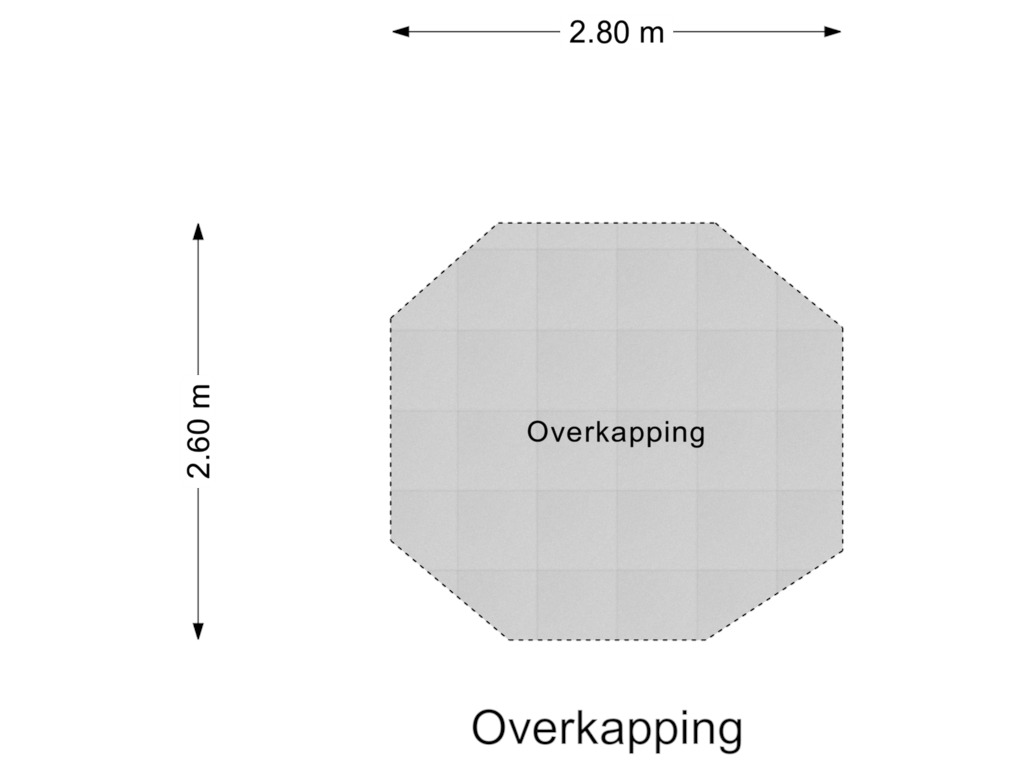 Bekijk plattegrond van Overkapping van Dr. Lemmenstraat 21