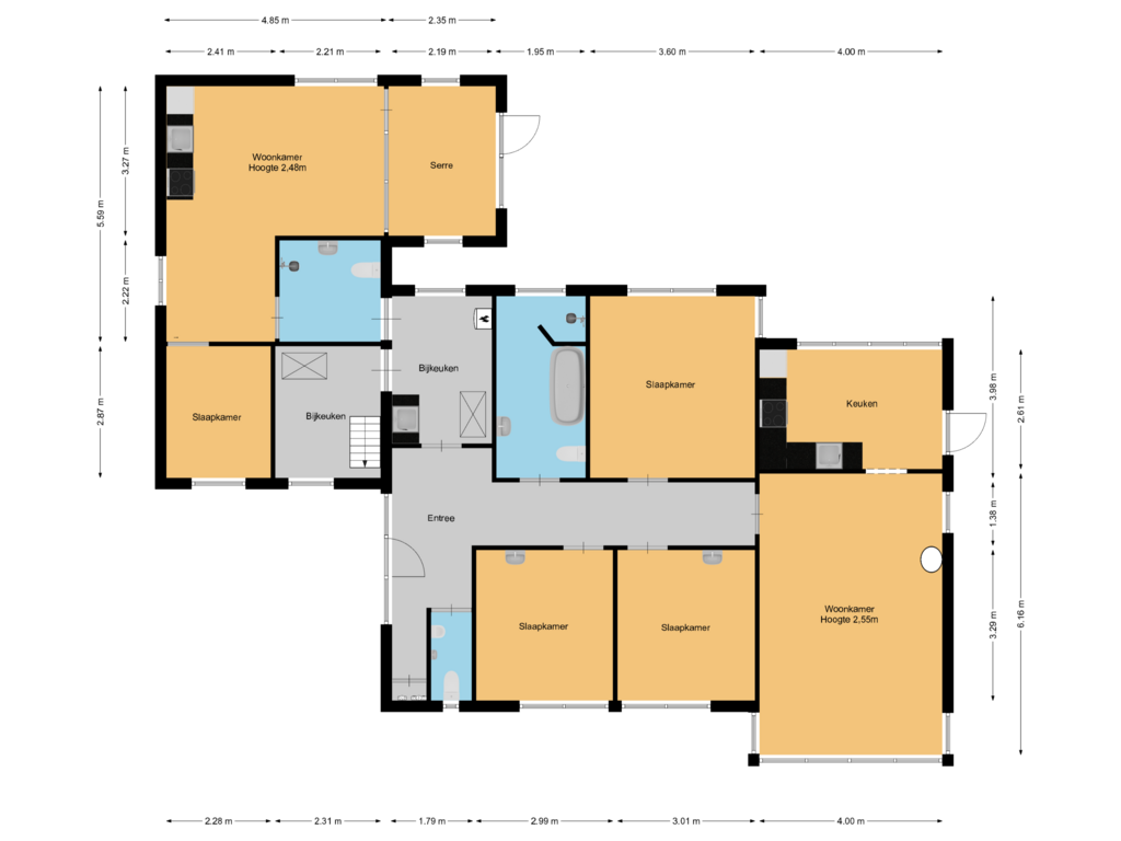 Bekijk plattegrond van Begane grond van Sprielderweg 59