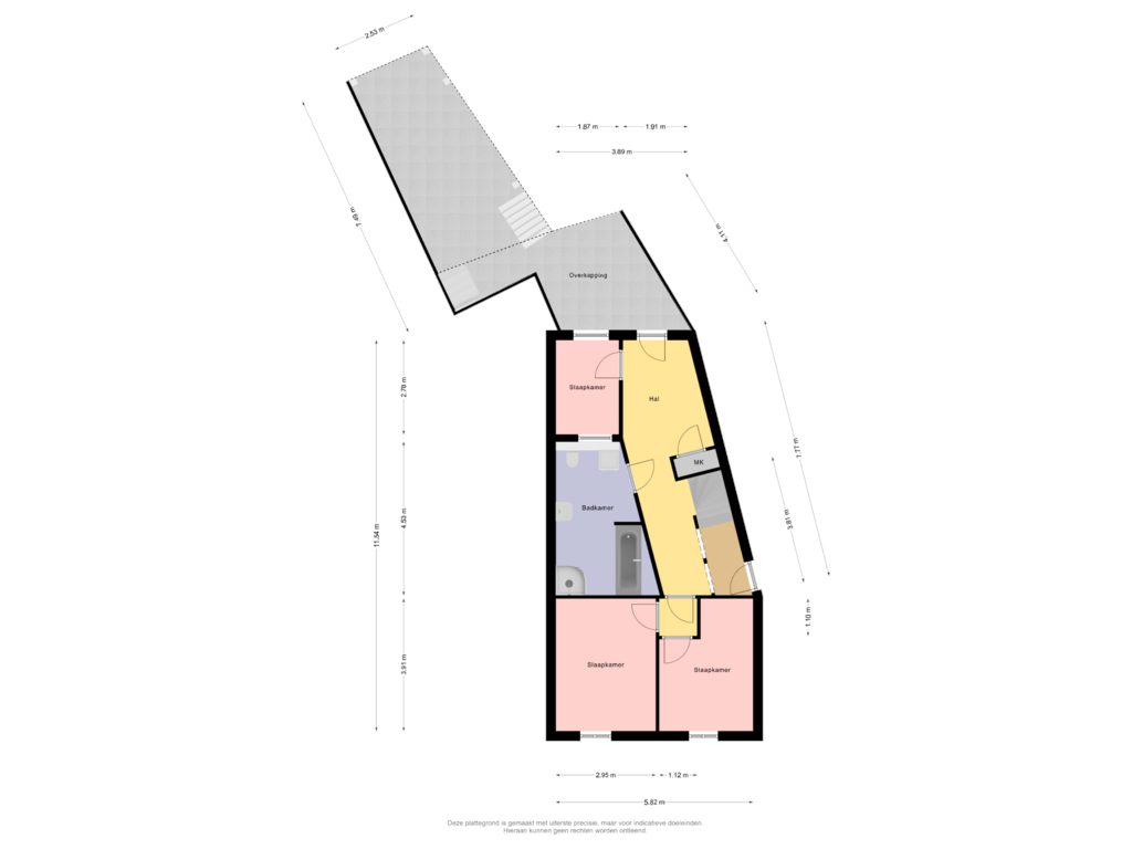 View floorplan of Begane Grond of Smidstraat 16