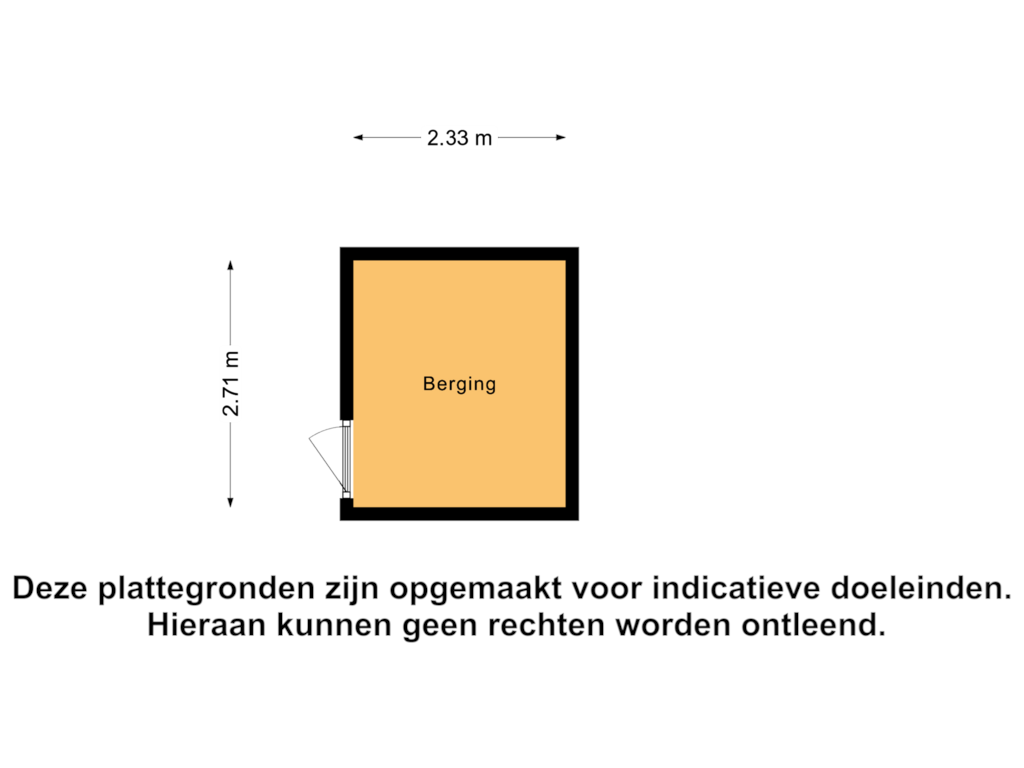 View floorplan of Berging of Kadoelerbos 32