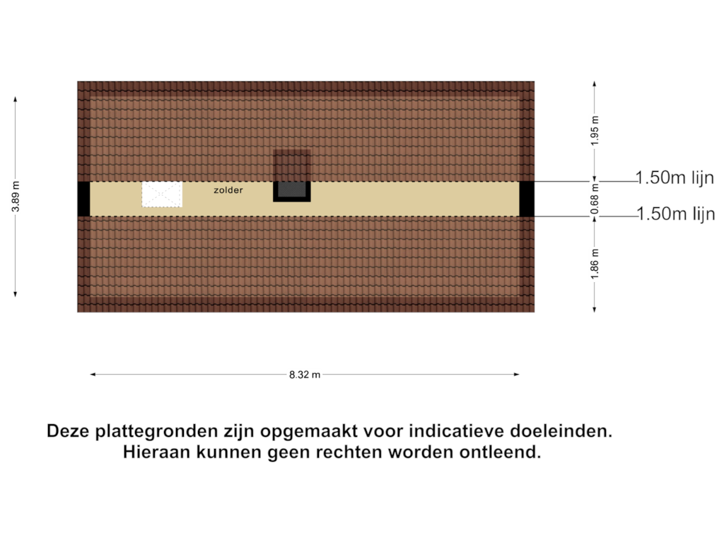 Bekijk plattegrond van Zolder van Dorpstraat 40