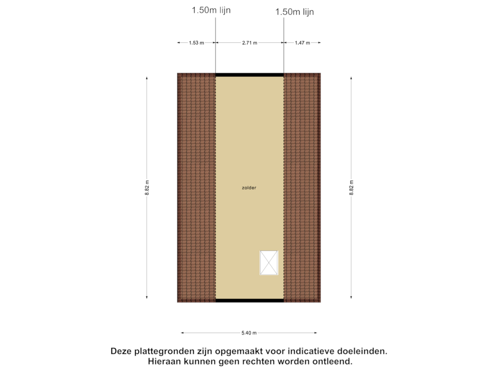 Bekijk plattegrond van Garage zolder van Dorpstraat 40