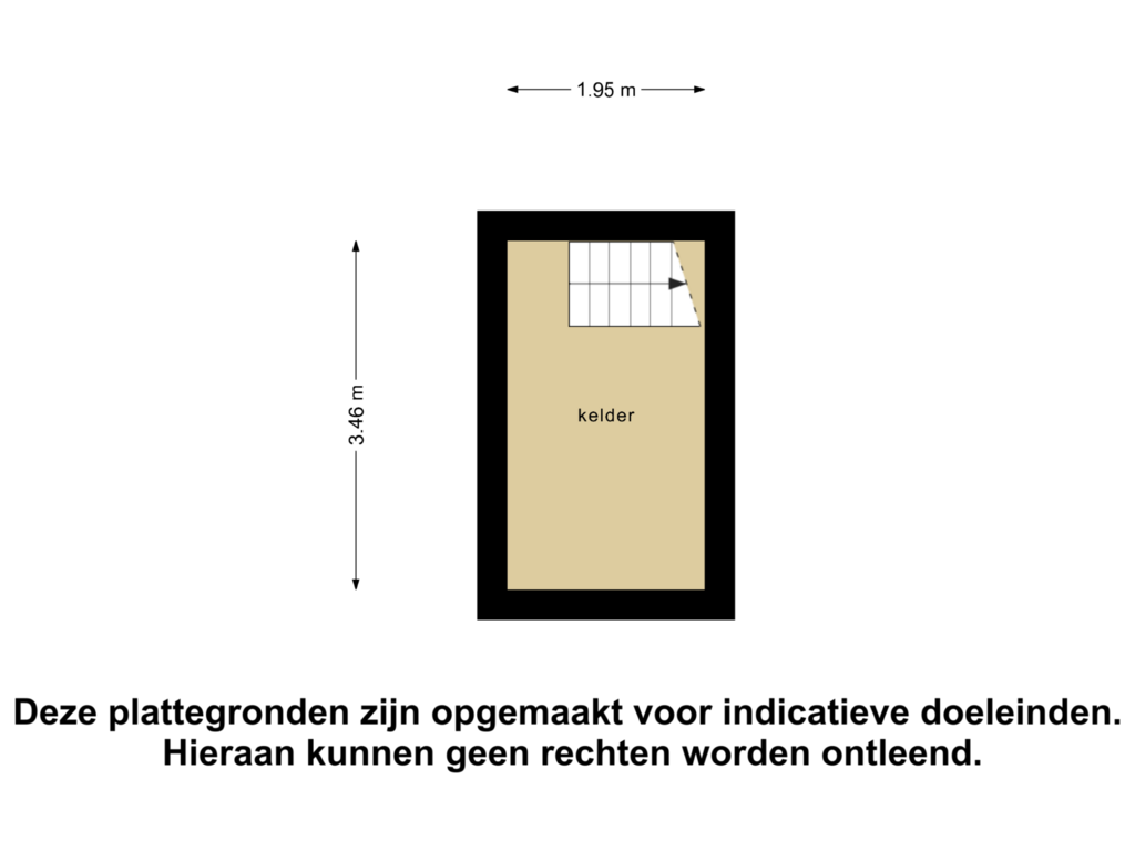 Bekijk plattegrond van Kelder van Dorpstraat 40