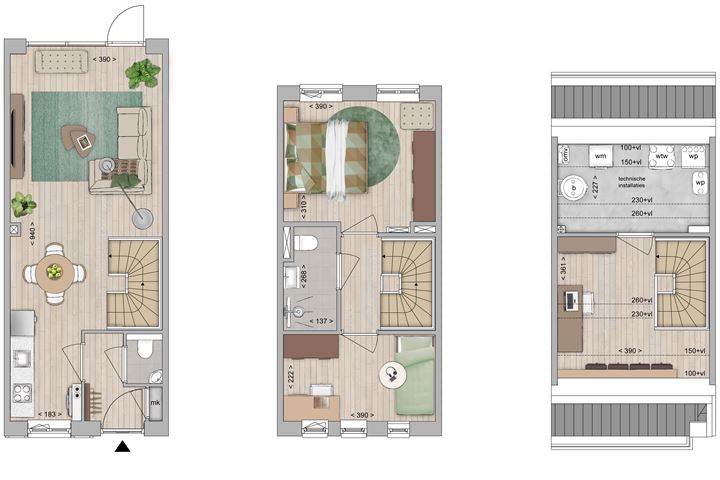 Bekijk foto 4 van Tussenwoning type G, fase 4 (Bouwnr. A7)