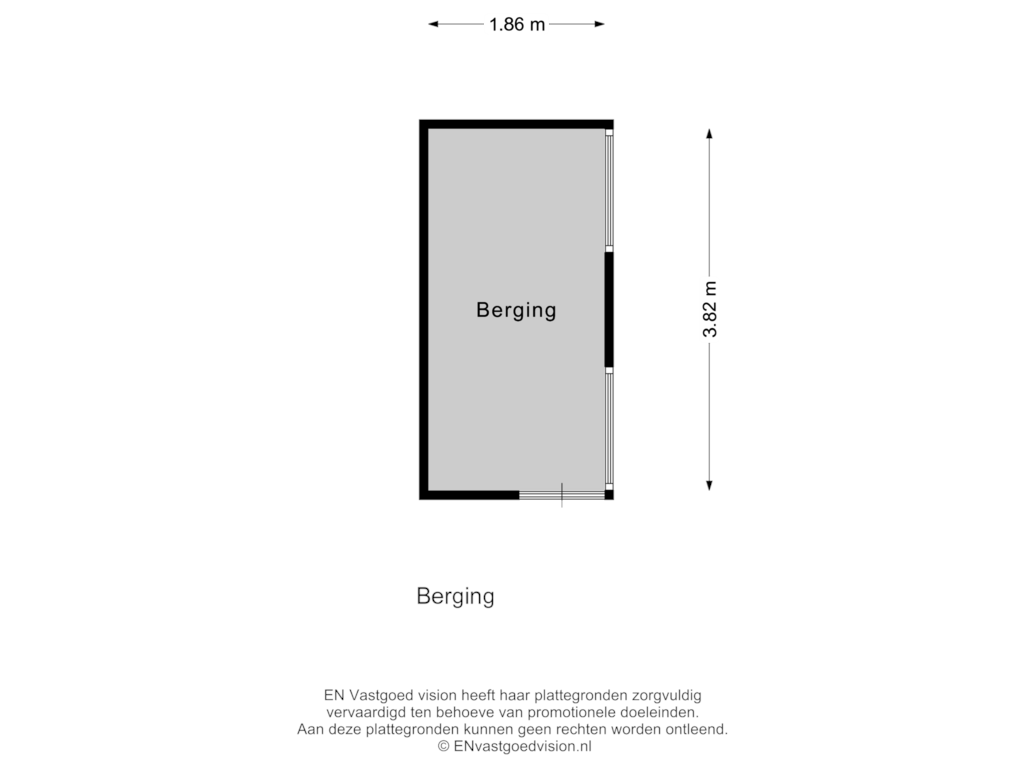 Bekijk plattegrond van Berging van Meidoornstraat 40