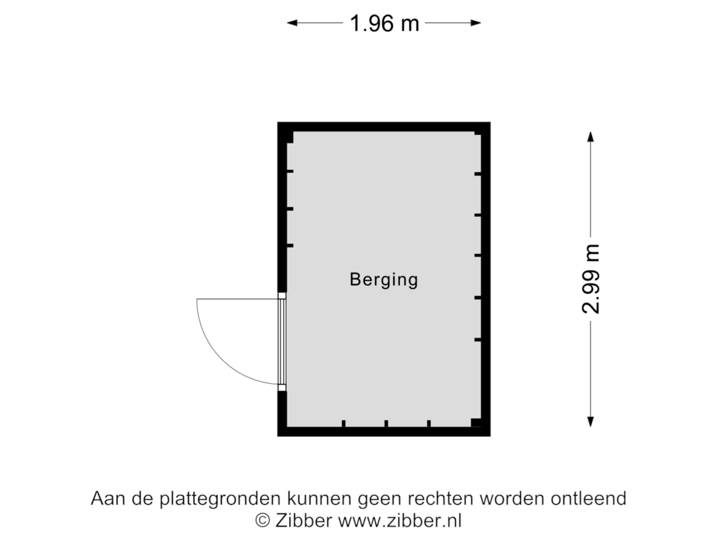 Bekijk plattegrond van Berging van Martinus Jan Langeveldstraat 12