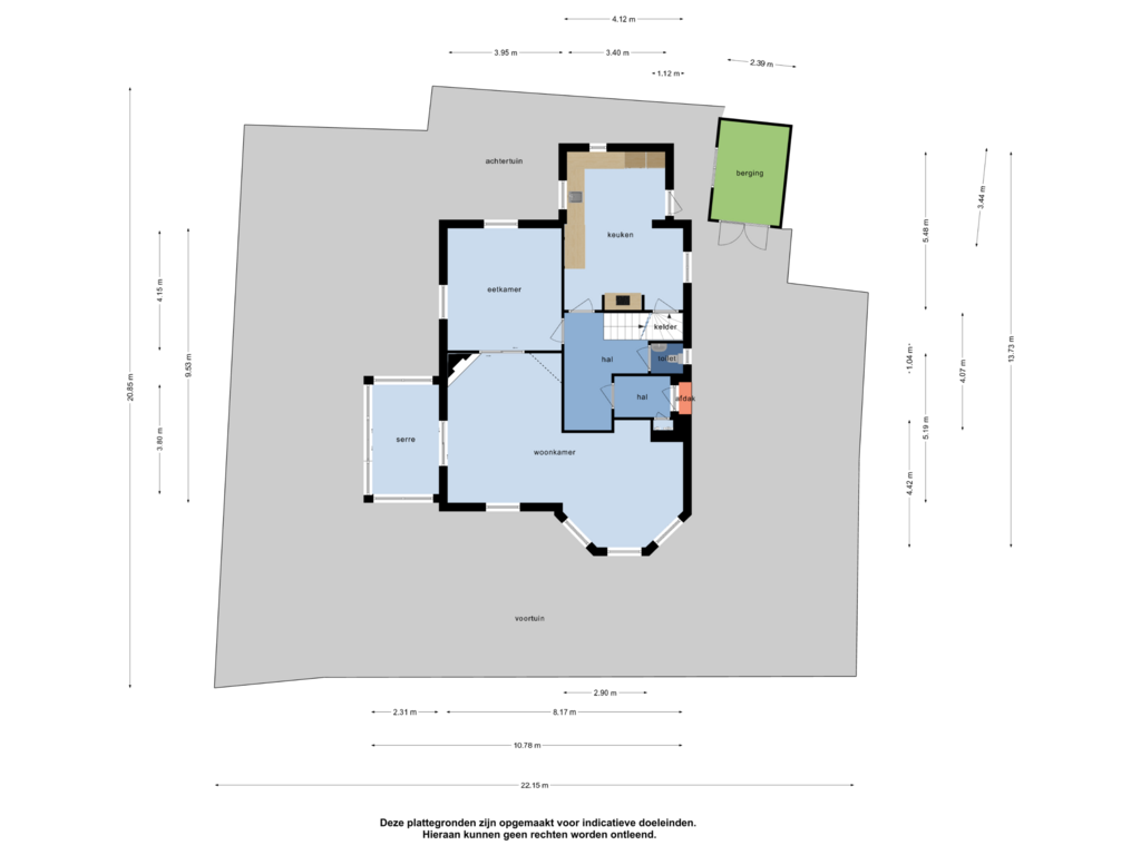 Bekijk plattegrond van Overzicht woning van Jhr. Mr. G.W. Molleruslaan 14