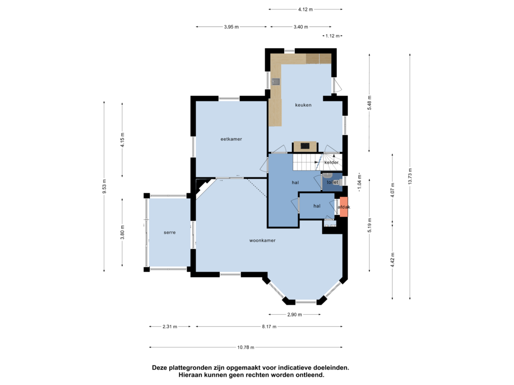 Bekijk plattegrond van Begane grond van Jhr. Mr. G.W. Molleruslaan 14