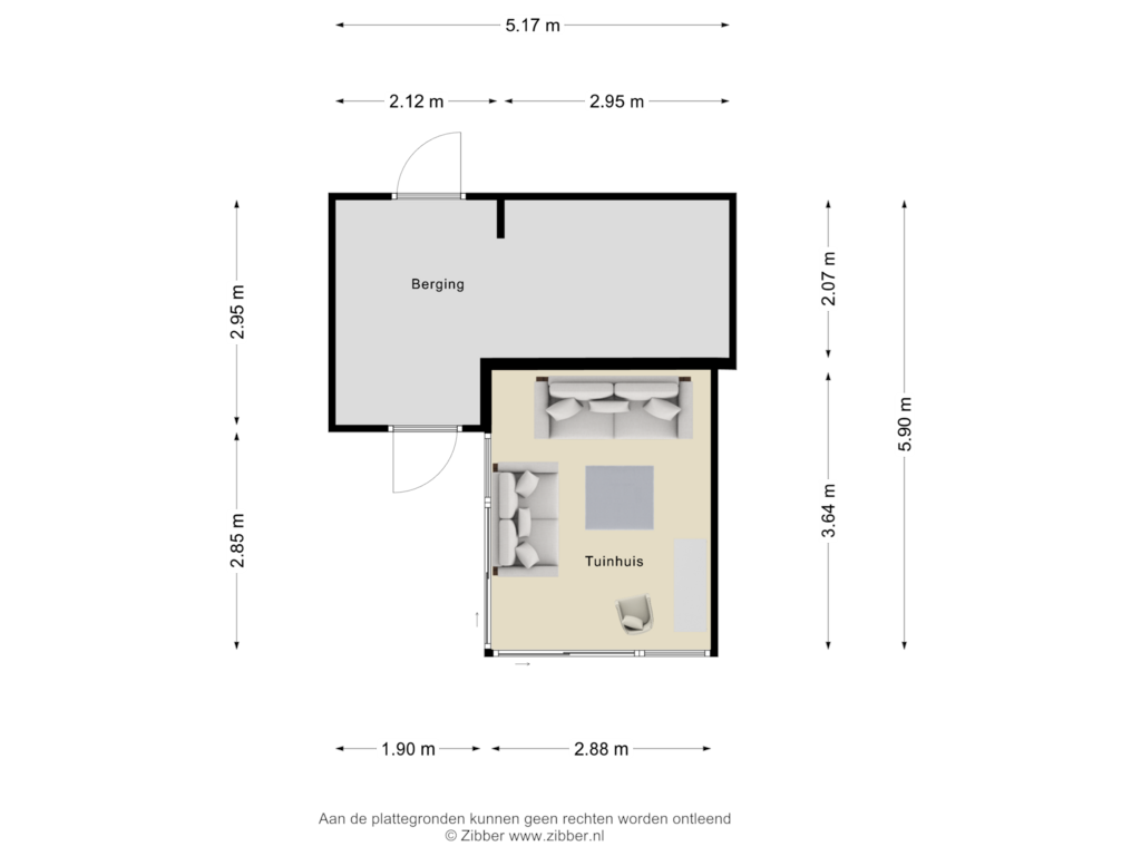 Bekijk plattegrond van Berging van De Barkas 6