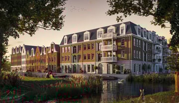 Foto van 4-laags Grachtenvilla Tussenwoning