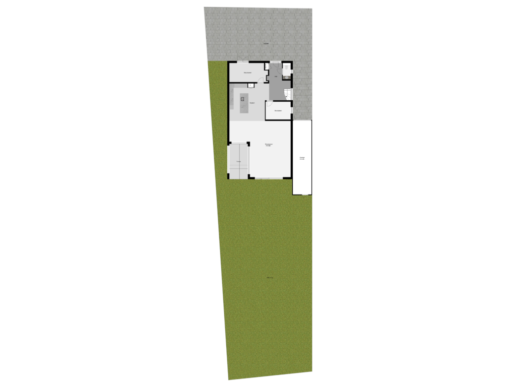 View floorplan of Perceeloverzicht of Wollefoppenweg 33