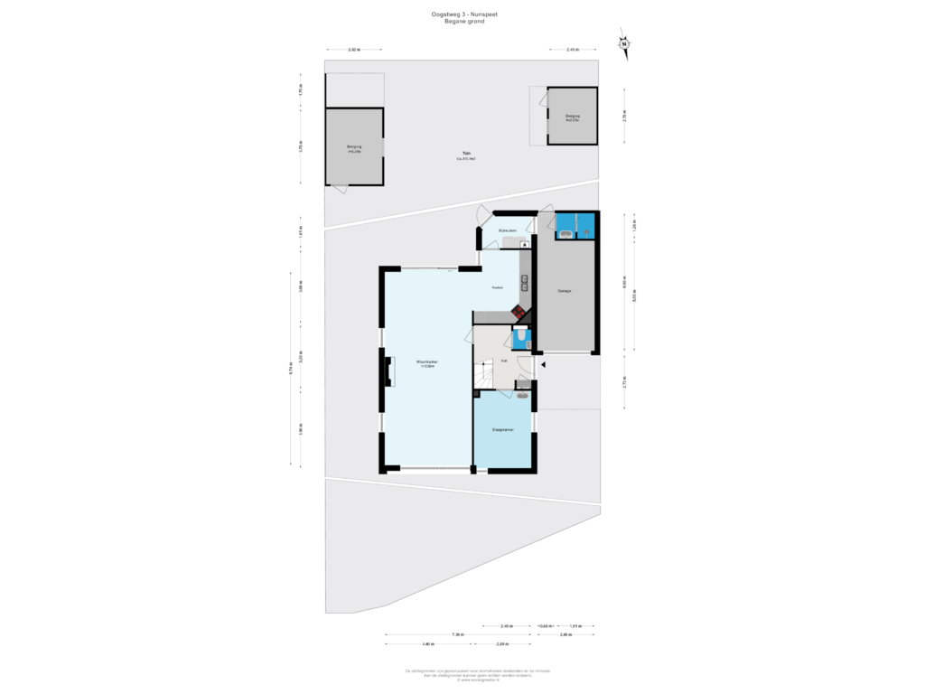 Bekijk plattegrond van Begane grond van Oogstweg 3