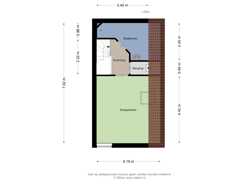 Bekijk plattegrond van Eerste Verdieping van Bakelgeertstraat 76