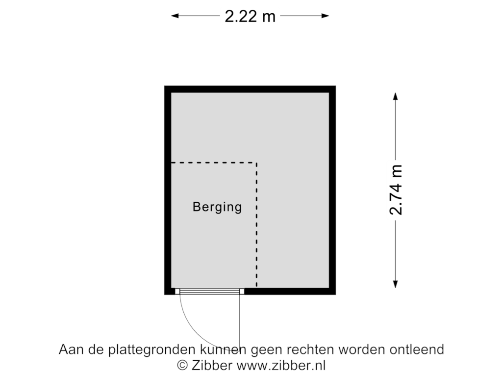 Bekijk plattegrond van Berging van Bakelgeertstraat 76