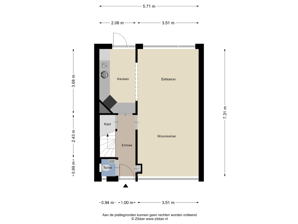 Bekijk plattegrond van Begane Grond van Jan Hendrikxstraat 25