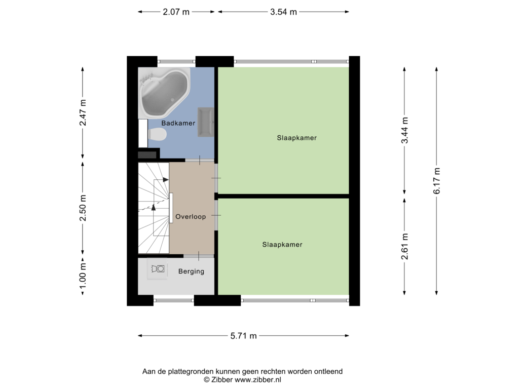 Bekijk plattegrond van Eerste Verdieping van Jan Hendrikxstraat 25