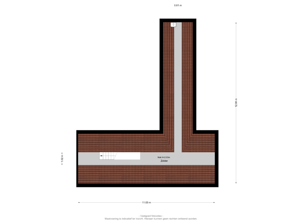 Bekijk plattegrond van 2e verdieping van Overstraat 67-A