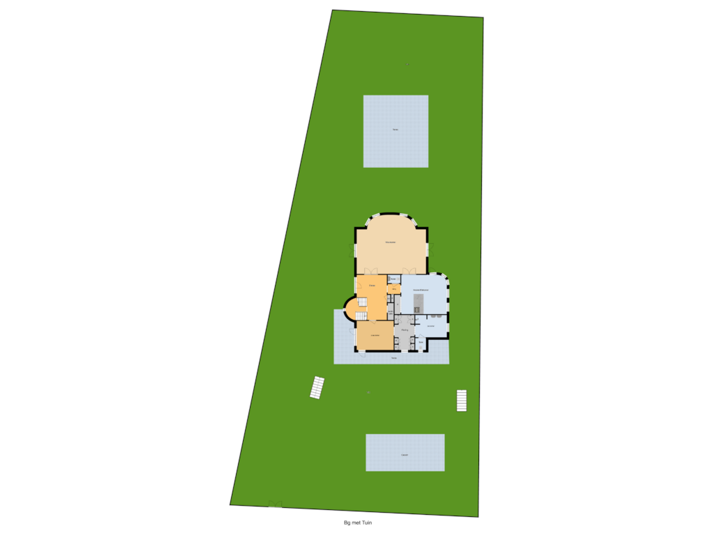 Bekijk plattegrond van Bg met Tuin van Bosweg 9