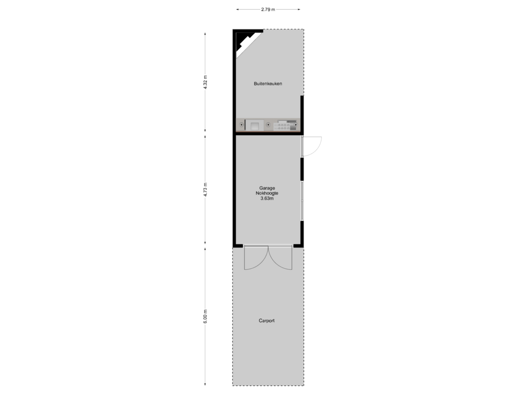 Bekijk plattegrond van Garage van Brede Englaan 8