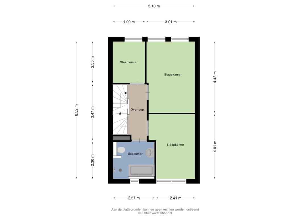 Bekijk plattegrond van Eerste verdieping van Blokvucht 31