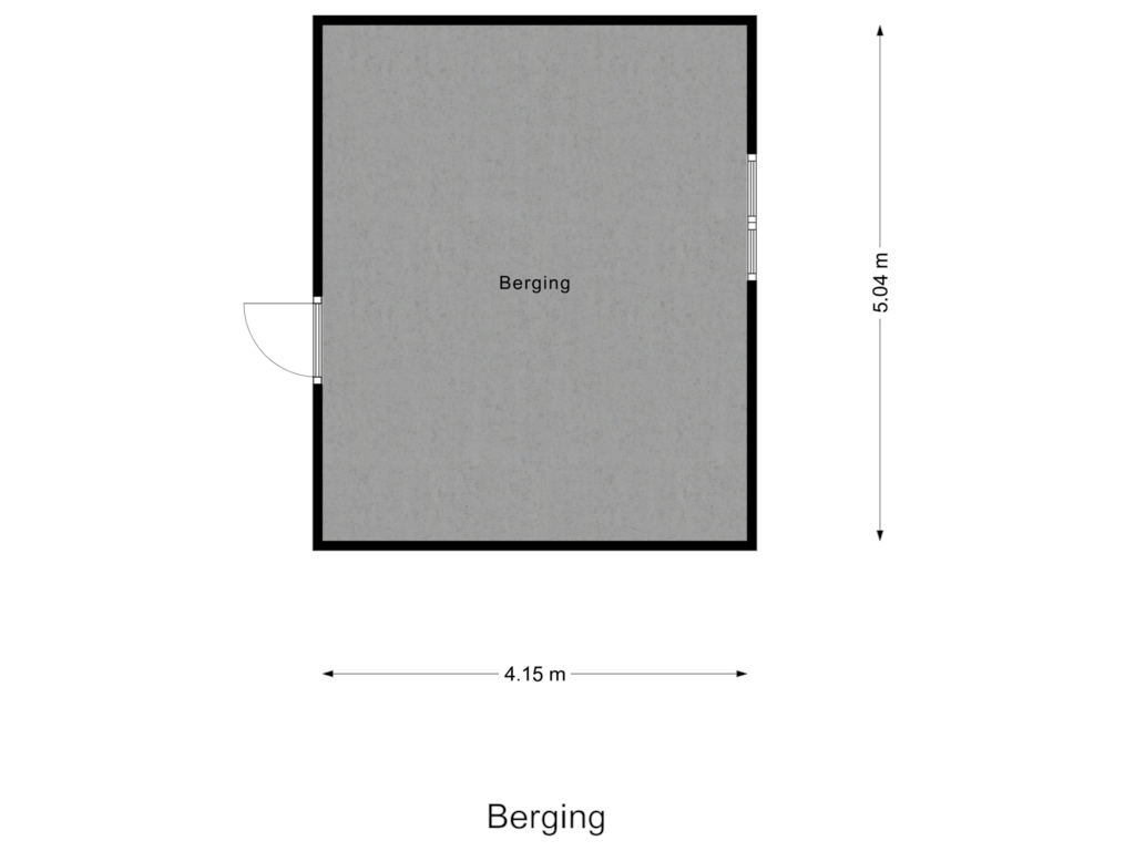 Bekijk plattegrond van Berging van Burgemeester Brandtstraat 34