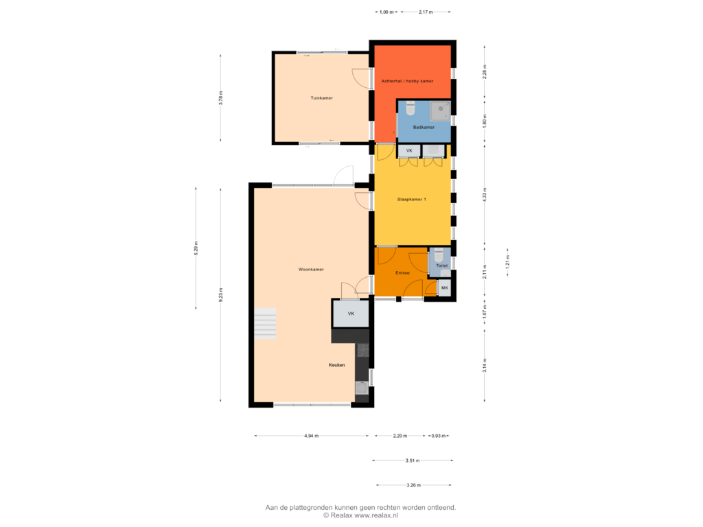 Bekijk plattegrond van Begane grond van Hamerbijl 19