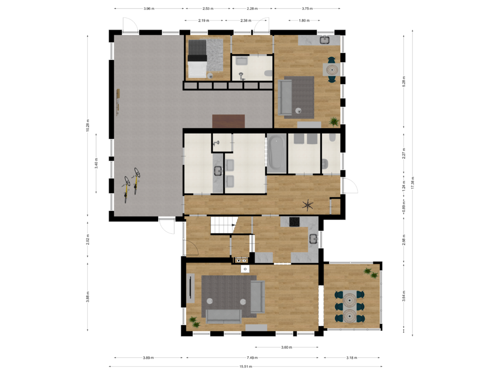 Bekijk plattegrond van First floor van Lieving 11