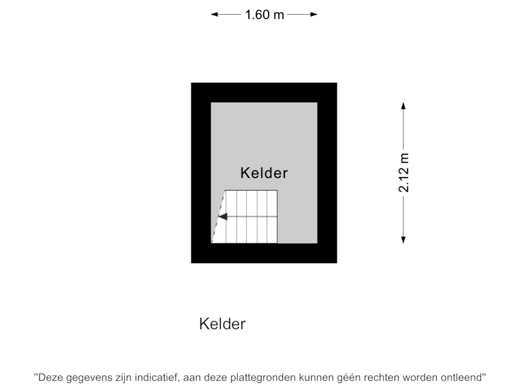 Bekijk plattegrond van Kelder van Middelweg 122