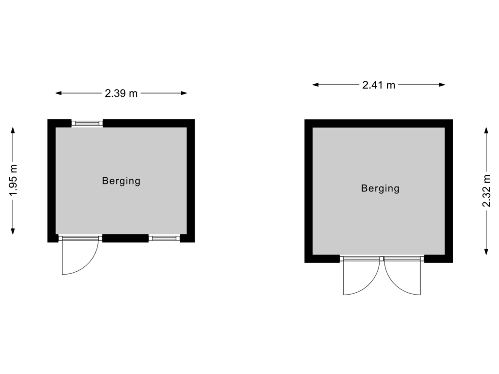 Bekijk plattegrond van Bergingen van Stedenbaan 25