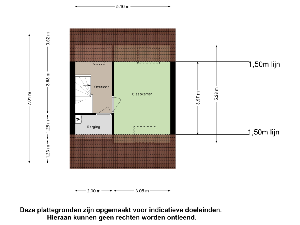 View floorplan of Tweede Verdieping of Visserskreek 56