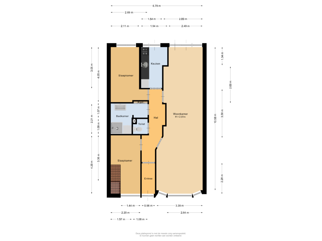 Bekijk plattegrond van Begane grond van Vreeswijkstraat 370