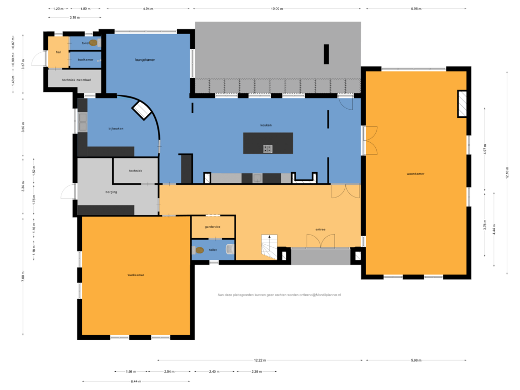 Bekijk plattegrond van Begane grond van Pannestraat 259