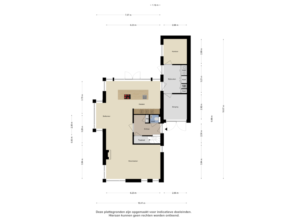 Bekijk plattegrond van Begane Grond van Logterbos 9