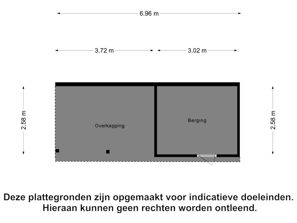 Bekijk plattegrond van Berging van Sportlaan 14