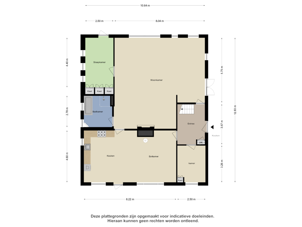 Bekijk plattegrond van Begane Grond van Maandagweg 5