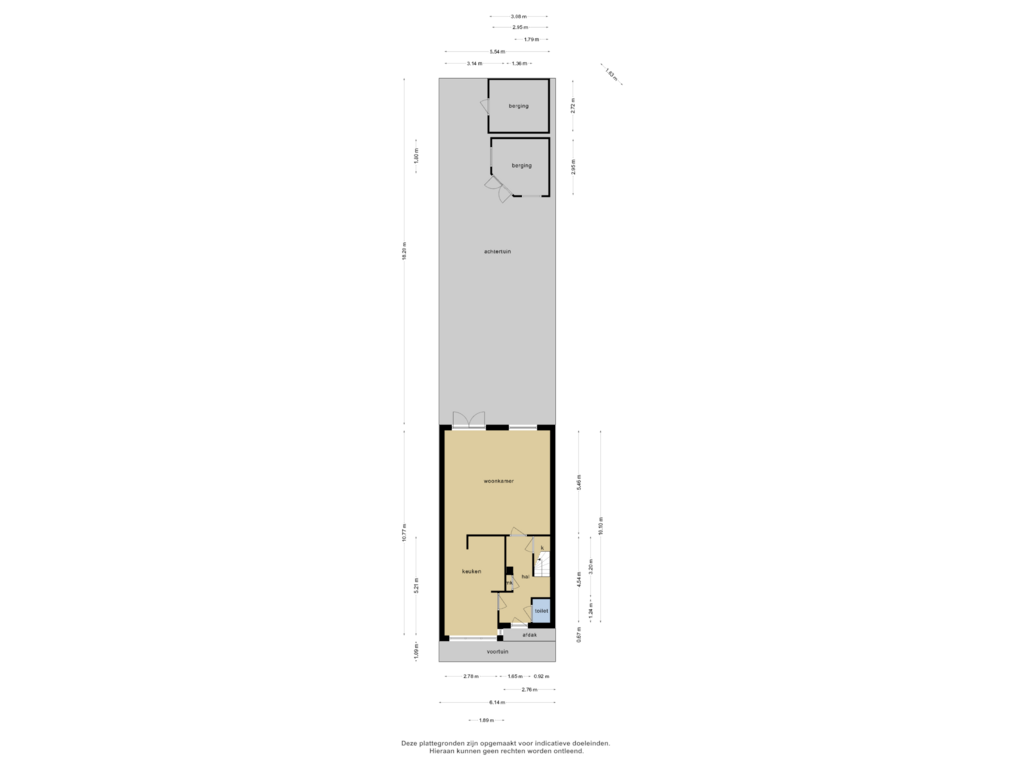 View floorplan of Overzicht woning of Nieuwlandstraat 34