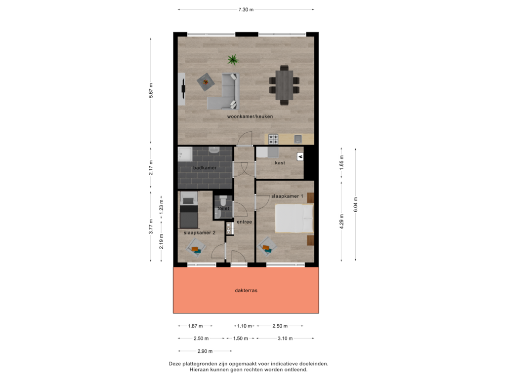 Bekijk plattegrond van Appartement van Vivaldiplein 4