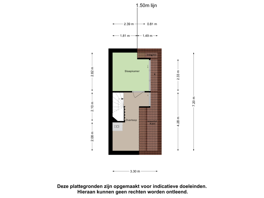 Bekijk plattegrond van Tweede Verdieping van Berkendonk 85