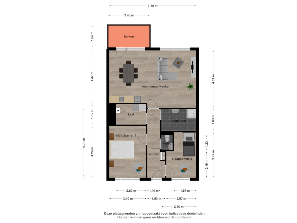 Bekijk plattegrond van Appartement van Vivaldiplein 39