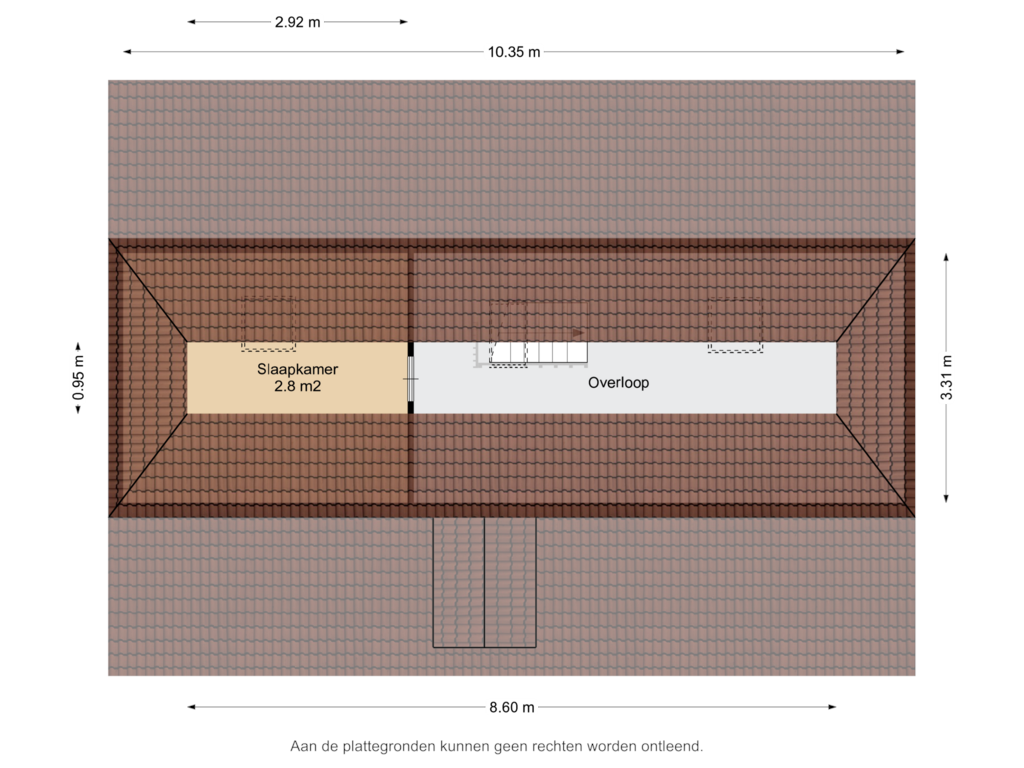 View floorplan of 2e Verdieping of de Seine 13