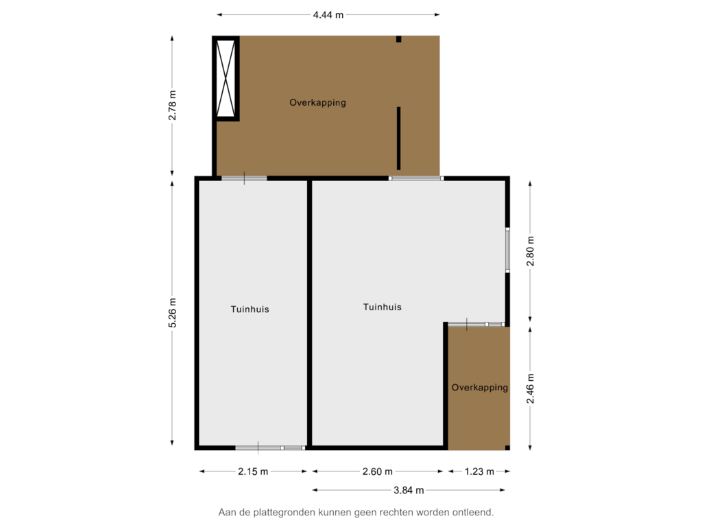 View floorplan of Tuinhuis of de Seine 13