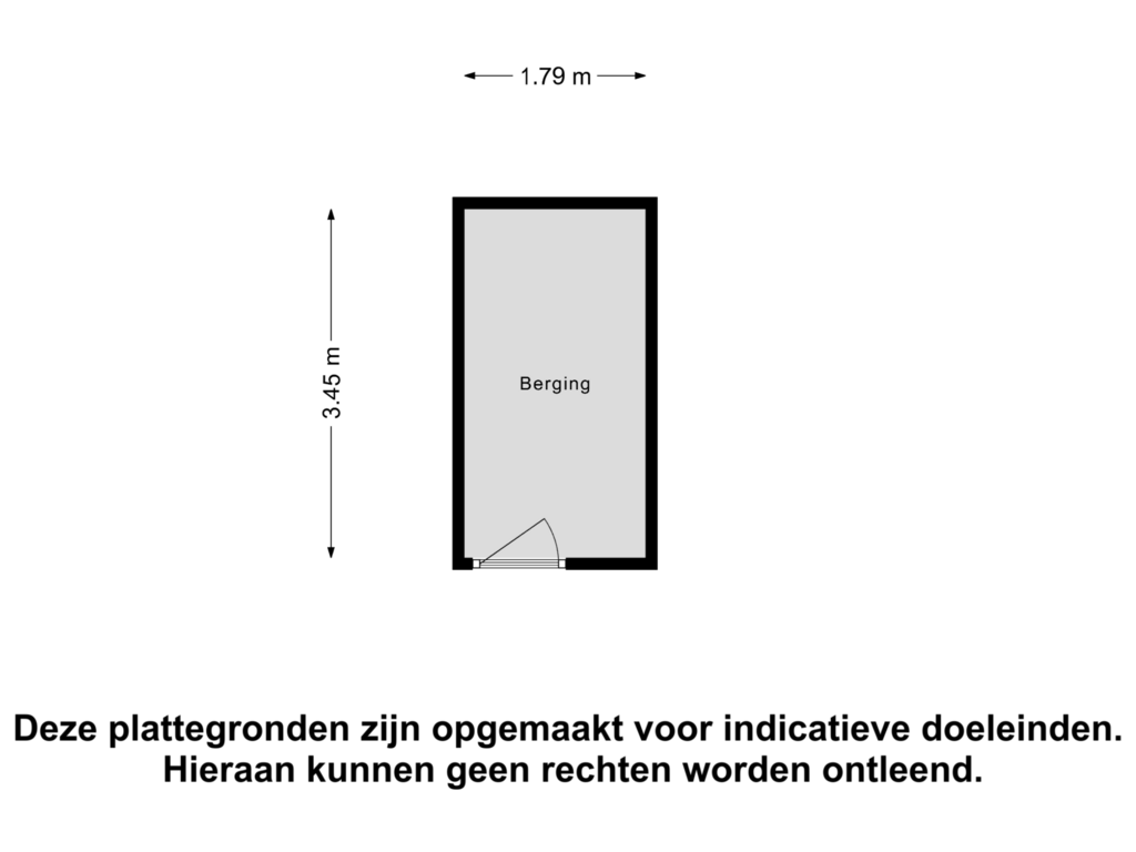 View floorplan of Berging of Winkelcentrum Woensel 207