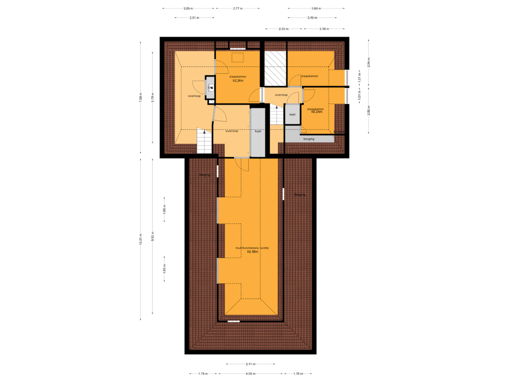 Bekijk plattegrond van Verdieping van Gorsselseweg 32