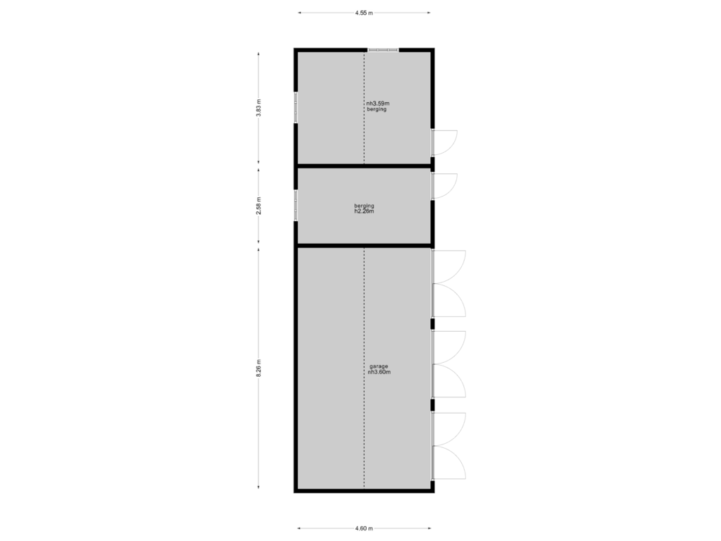 Bekijk plattegrond van Garage van Gorsselseweg 32